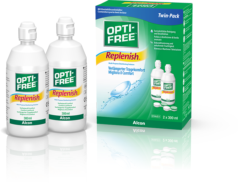 Opti-Free RepleniSH Vorratspack, Alcon (2 x 300 ml)